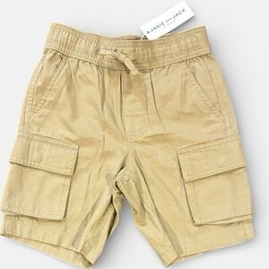 NWT- Janie and Jack Tan Cargo Shorts for Kids